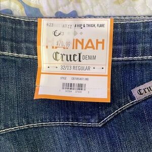 Cruel Girl Blue Flare Denim Jeans